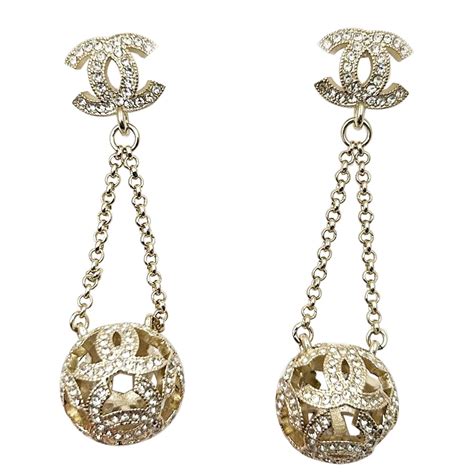 chanel earrings perth|chanel pierced earrings.